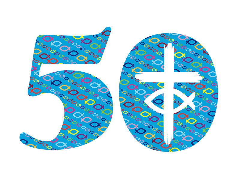 URC 50th Anniversary Logo